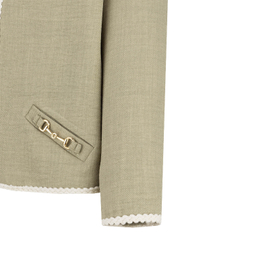 ست کت و دامن زنانه السانا مدل ضحا کد 219619 رنگ سبز سدری