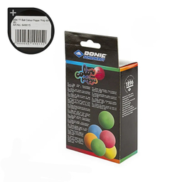 توپ پینگ پنگ دونیک شیلدکروت مدل 40+ Colour Popps بسته 6 عددی
