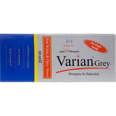 رنگ مو واریان کد GRY4 حجم ۶۰ میلی لیتر