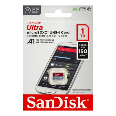 کارت حافظه microSDXC سن دیسک مدل Ultra کلاس 10 استاندارد UHS-I A1 سرعت 150MBps