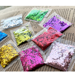 پولک طرح ستاره مجموعه 10 عددی