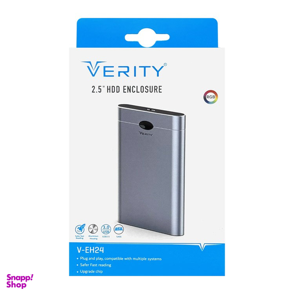 باکس هارد اکسترنال 2.5 اینچ وریتی مدل V-EH24