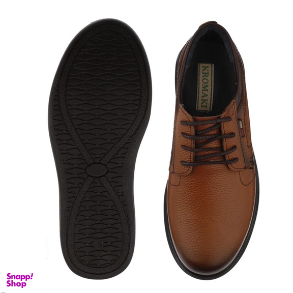 کفش طبی مردانه کروماکی کد 164 رنگ قهوه ای