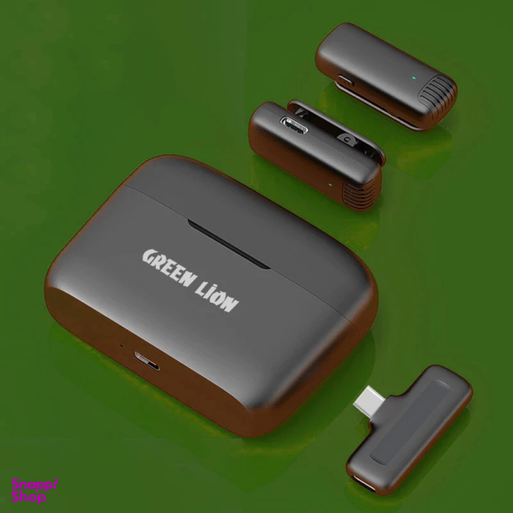 میکروفن یقه ای گرین لاین مدل 2IN1 WIRELESS MICROPHONE TYPE-C
