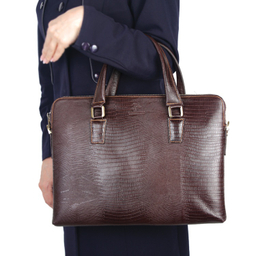 کیف اداری زنانه چرم بارز کد DZ66 LIZARD