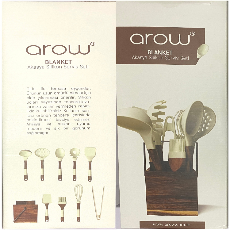 سرویس کفگیر و ملاقه 10 پارچه آرو مدل TR-6222