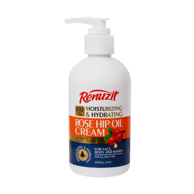 کرم مرطوب کننده رینوزیت مدل Rose Hip Oil حجم 250 میلی لیتر