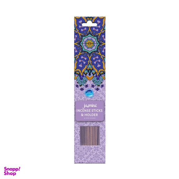 عود خوشبو کننده هوا پن آروما رایحه Jasmine بسته 40 عددی به همراه جاعودی