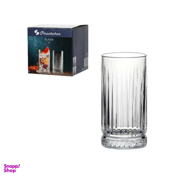 لیوان پاشاباغچه مدل Elysia کد 5800 بسته 4 عددی