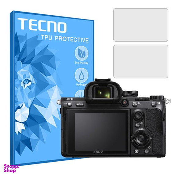 محافظ صفحه نمایش شفاف دوربین تکنو  مدل HyGEL مناسب برای دوربین دیجیتال سونی مدل A7III بسته 2 عددی