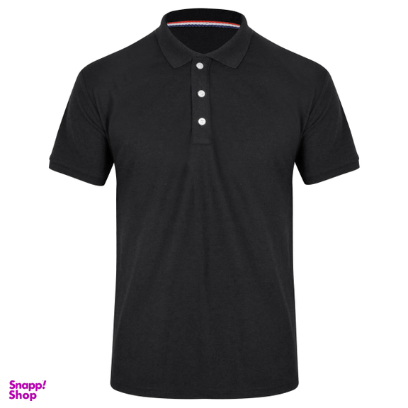 پولوشرت آستین کوتاه مردانه کانتکس مدل 249011002 جودون پنبه رنگ مشکی