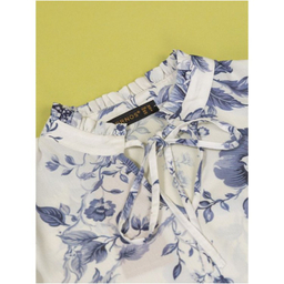 بلوز زنانه برنس مدل نرمین رنگ آبی