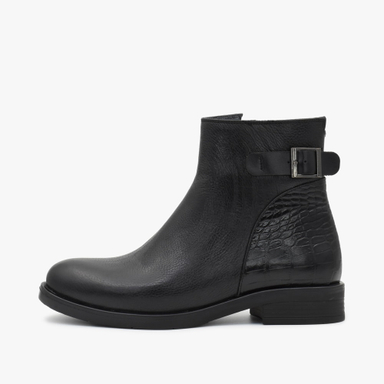 نیم بوت چرم طبیعی زنانه چرم تهران مدل K53