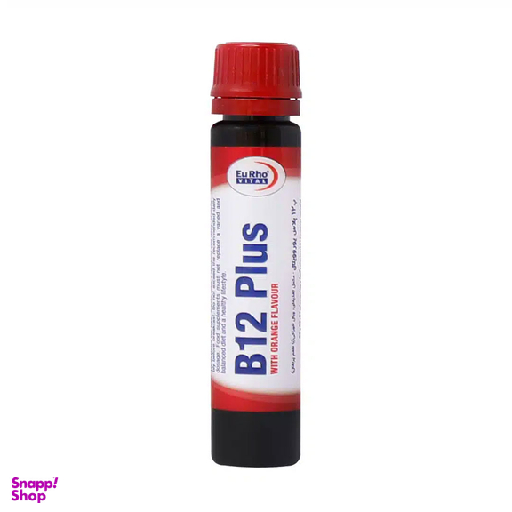 ویال خوراکی B12 پلاس یوروویتال بسته 6 عددی