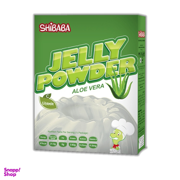 پودر ژله آلوئه ورا شیبابا وزن 100 گرم