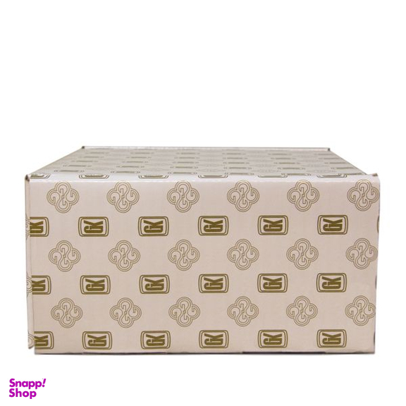 قندان گلد کیش مدل بلاسم کد GK829476-1 مجموعه 2 عددی به همراه سینی