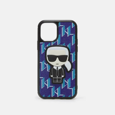 کاور موبایل طرح کارل لاگرفلد مدل Monogram Ikonik مناسب Iphone 13 Pro Max