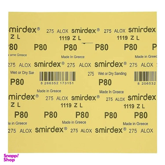 ورق سمباده اسمیردکس مدل P80 ALOX کد MT0184