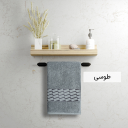 حوله دستی دنیز طرح آرتا سایز 40×80 سانتی متر