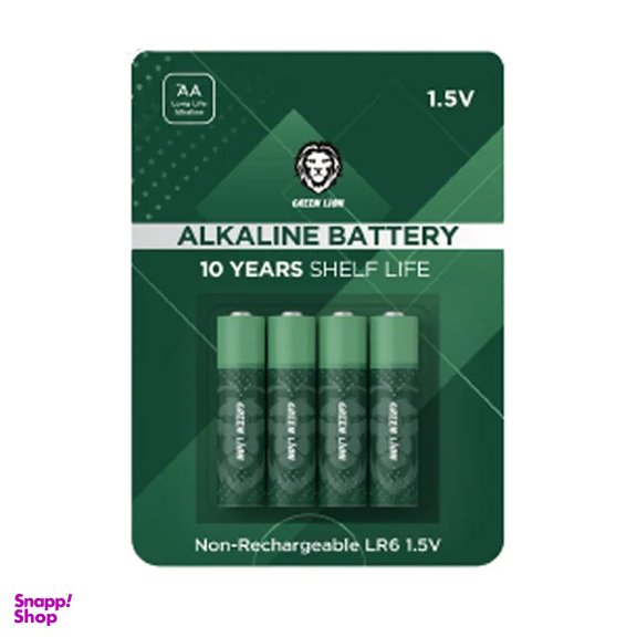 باتری نیم قلمی گرین مدل Alkaline AAA بسته ۴ عددی
