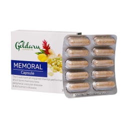 کپسول تقویت حافظه و تمرکز ممورال گل دارو بسته 30 عددی