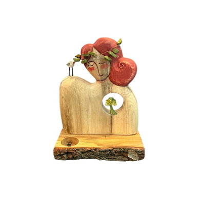 مجسمه چوبی طرح یک درون