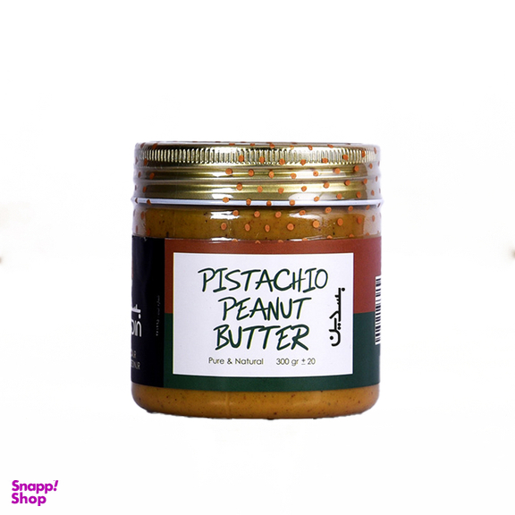 کره بادام زمینی و پسته بسدین وزن 300 گرم