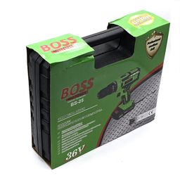 دریل پیچ گوشتی شارژی چکشی باس مدل 36V مجموعه 28 عددی