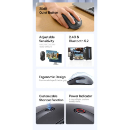 ماوس بلوتوثی و بی سیم بیسوس مدل BS-F02