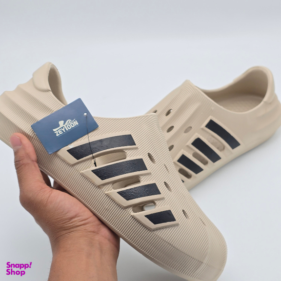 دمپایی مردانه زیتون مدل سامبا کد 46789 رنگ نسکافه ای