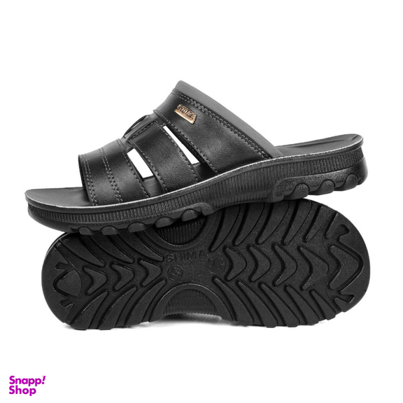 دمپایی مردانه شیما مدل A-T رنگ مشکی