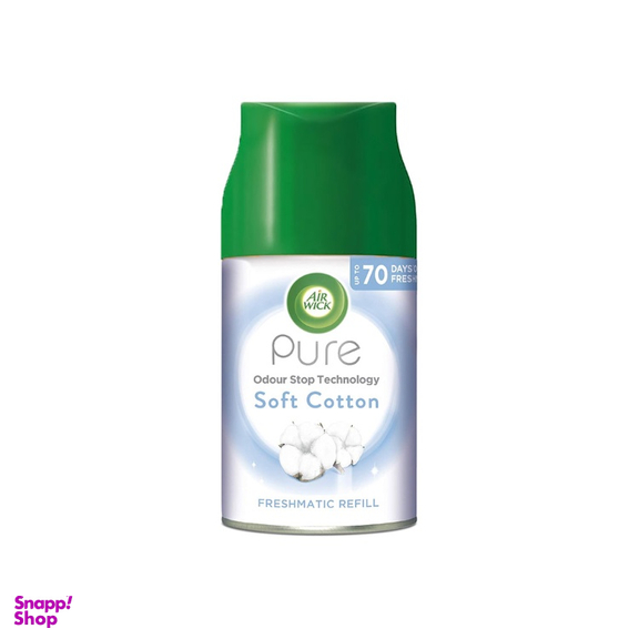 اسپری خوشبو کننده هوا ایرویک مدل Pure Soft Cotton حجم 250 میلی لیتر