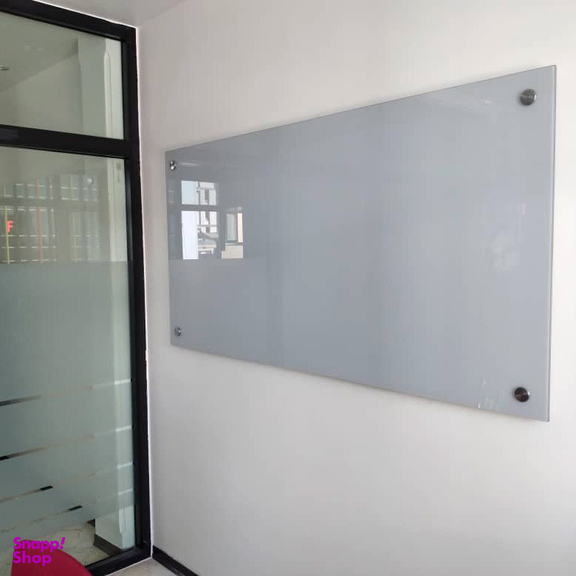 تخته وایت برد شیشه ای عکسنگ مدل CG سایز 150×90 سانتی متر