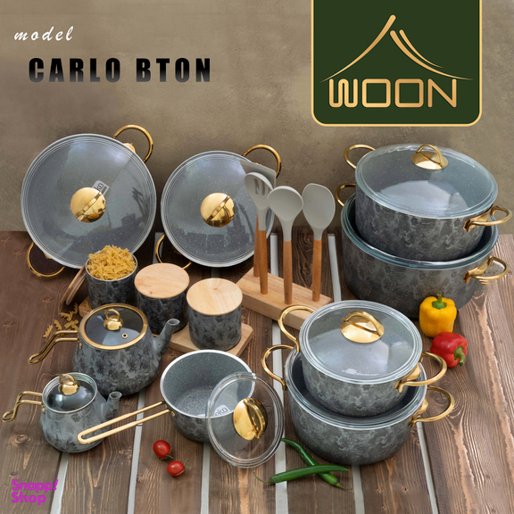 سرویس پخت و پز 26 پارچه وون مدل CARLO BTON
