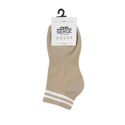 جوراب ساق کوتاه زنانه سرژه مدل 255160 رنگ کرم تیره