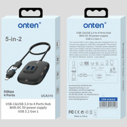 هاب چهار پورت اونتن مدل ONTEN-UCA310