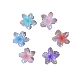 کلیپس مو زنانه مدل پلومریا بسته 2 عددی