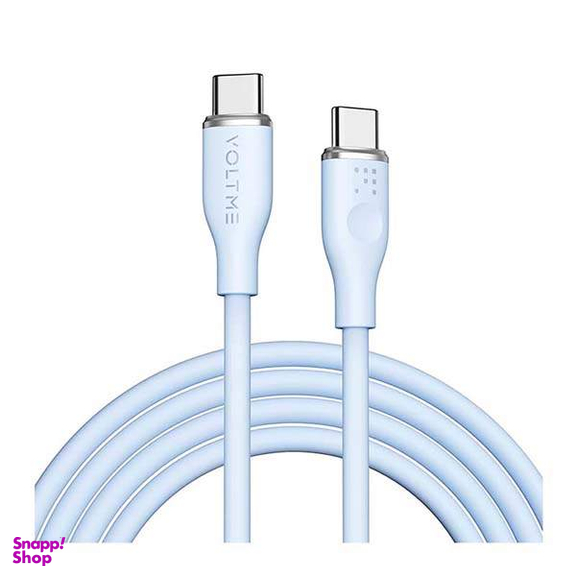 کابل شارژ Type-C ولتمی مدل Powerlink Moss Liquid Silicon طول 1 متر