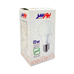 لامپ LED حبابی 15 وات بورسر مدل A70 پایه E27 بسته 3 عددی