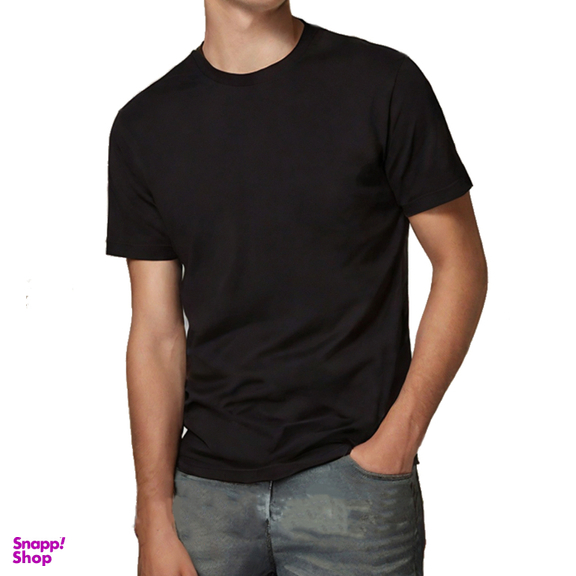 تیشرت مردانه به رسم کد 30020 رنگ مشکی