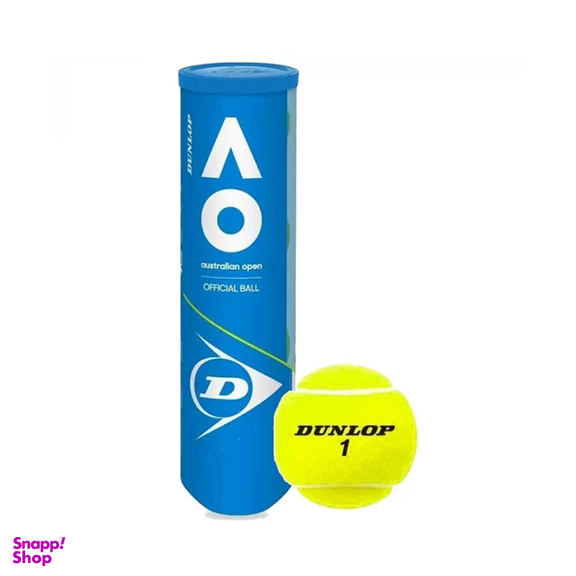 توپ تنیس دانلوپ مدل Dunlop Australian Open بسته چهار عددی