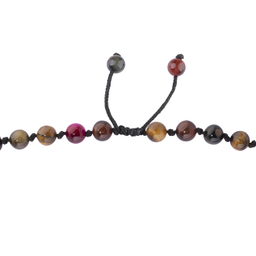 گردنبند سنگ زنانه الون مدل چشم ببر رنگی کد P08001014006B