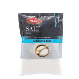 نمک تصفیه کریستاله یددار گلستان وزن 500 گرم