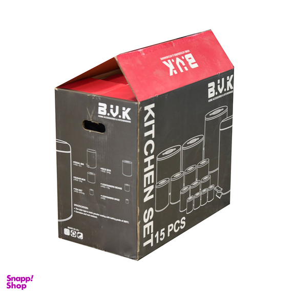 سرویس آشپزخانه 15 پارچه بی وی کی مدل فنسی کد 853615