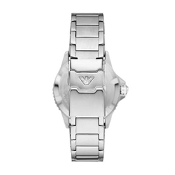 ساعت عقربه ای مردانه امپریو آرمانی کد ar11590 رنگ نقره ای