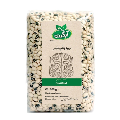 لوبیا چشم بلبلی آبگینه وزن 900 گرم
