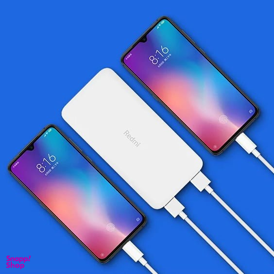 پاوربانک شیائومی مدل PB100LZM با ظرفیت 10000 میلی آمپر رنگ سفید