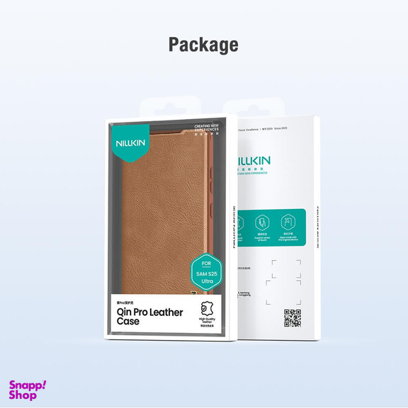 کیف کلاسوری نیلکین مدل Qin Pro مناسب برای گوشی موبایل سامسونگ Galaxy S25 Ultra