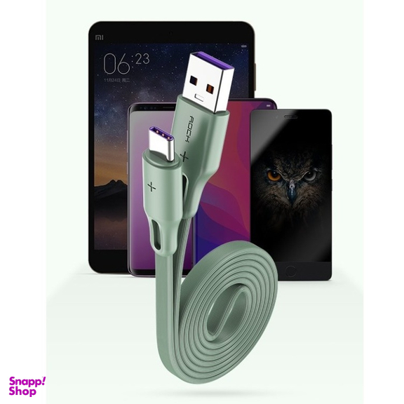 کابل تبدیل USB به Type-C راک مدل S1 طول 1 متر