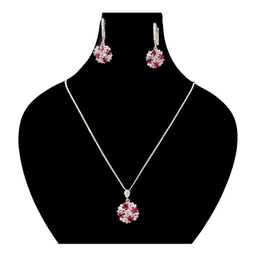 نیم ست نقره زنانه گیرا کد G983